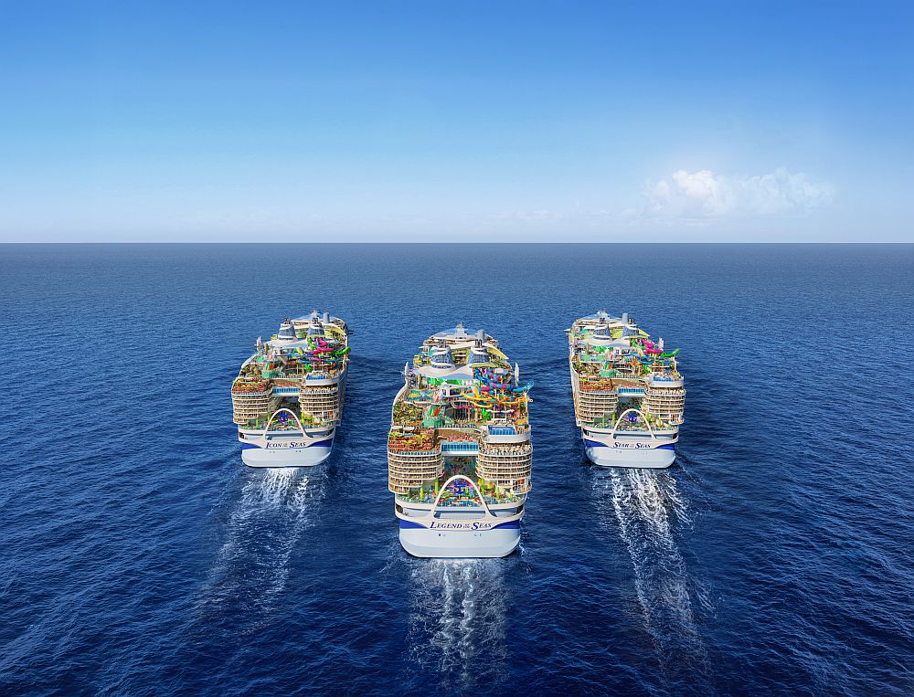 Estos son los 5 cruceros más grandes del mundo